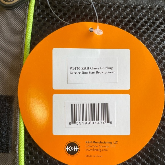 K&H CLASSY GO SLING CARRIER # 1470 - Picture 7 of 9